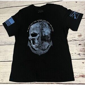 Grunt Style USN The Enemy Is Ours T-Shirt Black Size XL Extra Large US 1776
